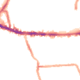 Night-time road noise heatmap for W3 8PD