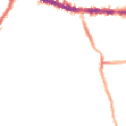 Night-time road noise heatmap for W3 8ZN