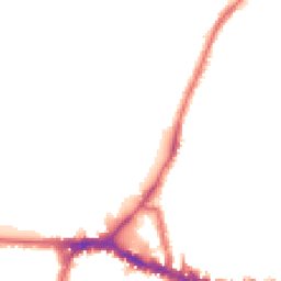 Night-time road noise heatmap for W3 9BG