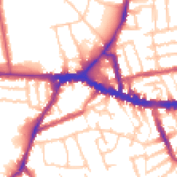 Daytime road noise heatmap for W3 9BX