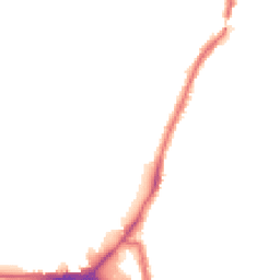 Night-time road noise heatmap for W3 9JE