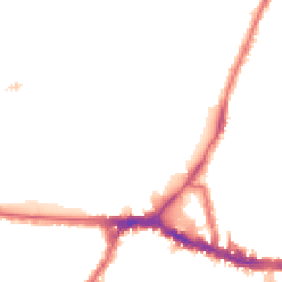 Night-time road noise heatmap for W3 9LG