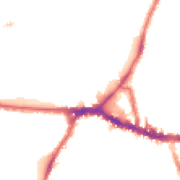 Night-time road noise heatmap for W3 9LJ