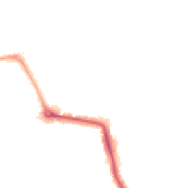 Night-time road noise heatmap for W5 1BY