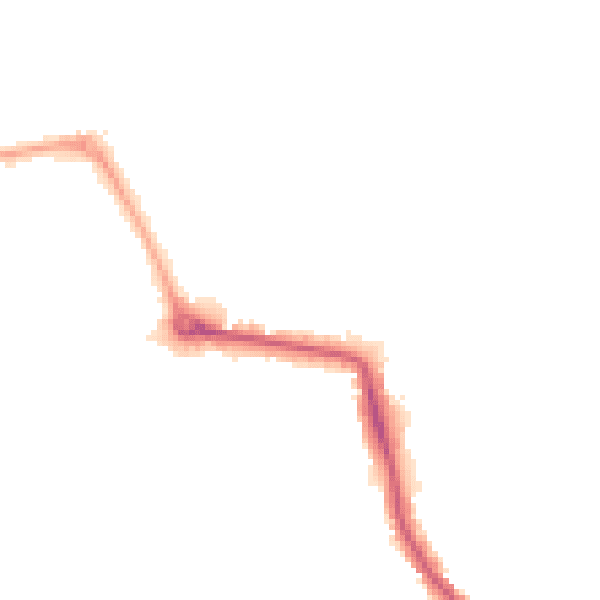 Night-time road noise heatmap for W5 1DE