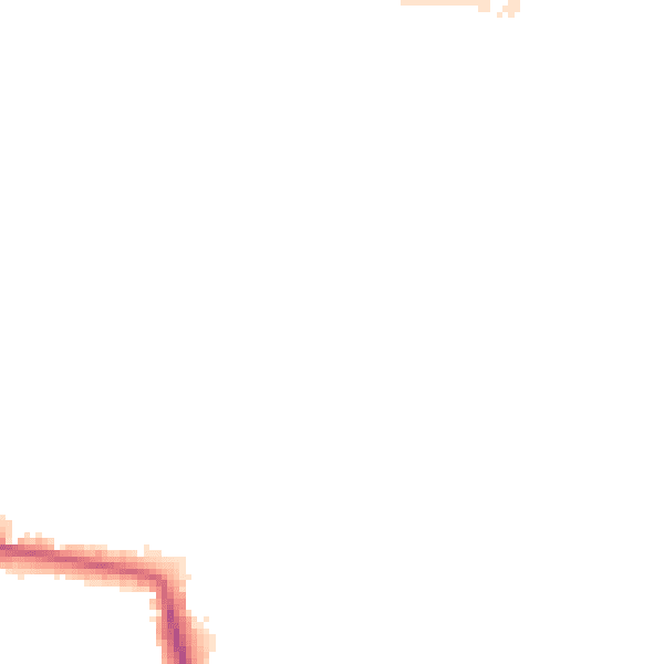 Night-time road noise heatmap for W5 1SP