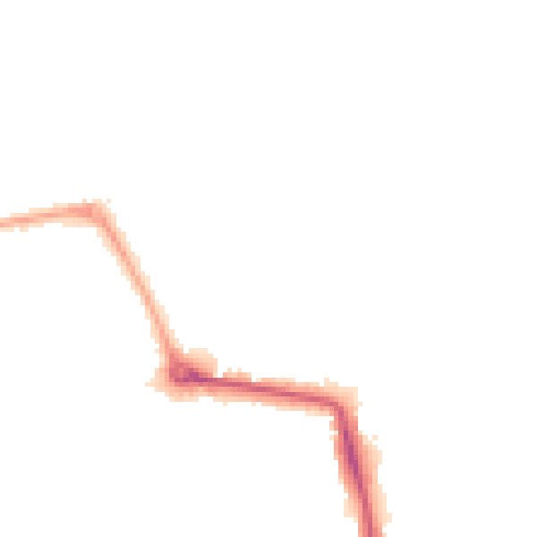 Night-time road noise heatmap for W5 1TS