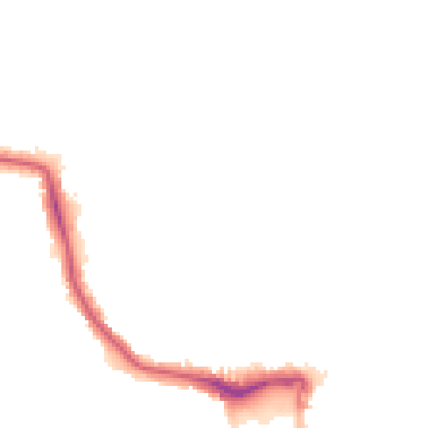 Night-time road noise heatmap for W5 2HQ