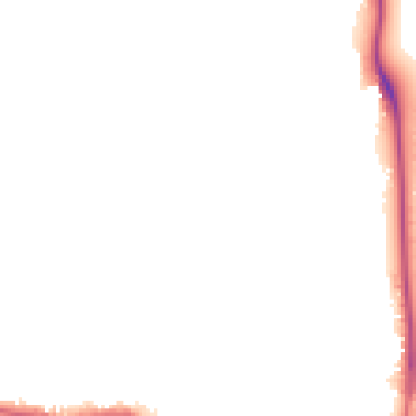 Night-time road noise heatmap for W5 2SW