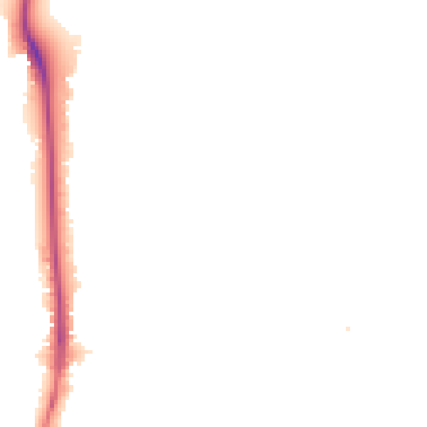 Night-time road noise heatmap for W5 3AG