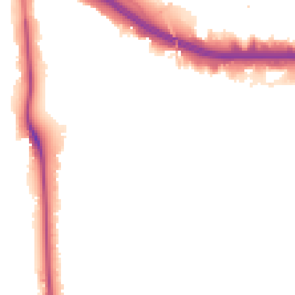 Night-time road noise heatmap for W5 3EF
