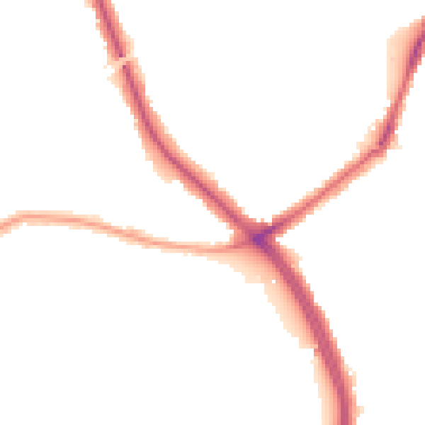 Night-time road noise heatmap for W5 4LR