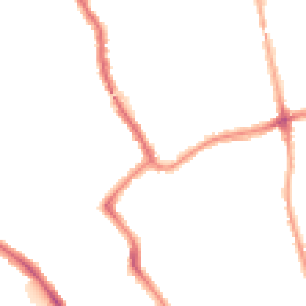 Night-time road noise heatmap for W5 4XB