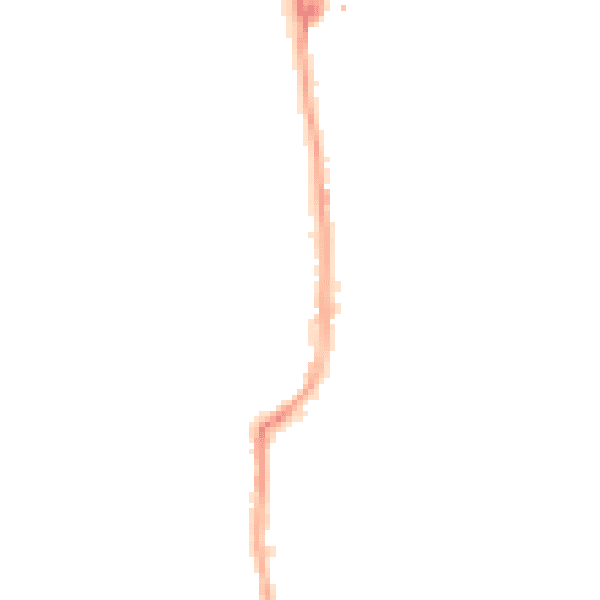 Night-time road noise heatmap for W5 5EL