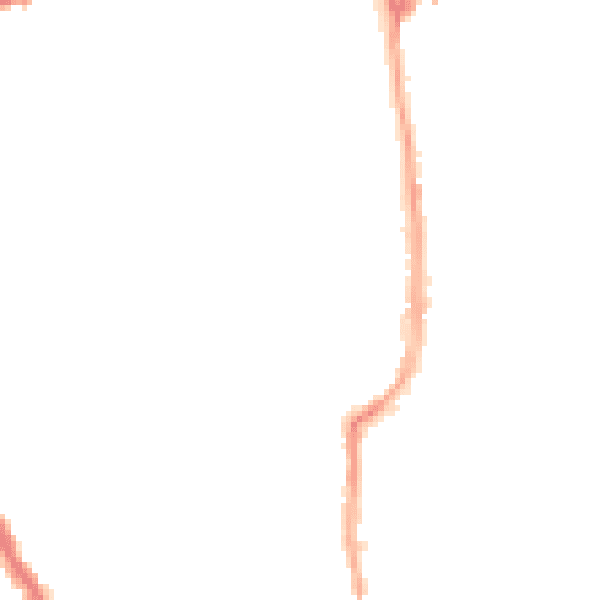 Night-time road noise heatmap for W5 5JD