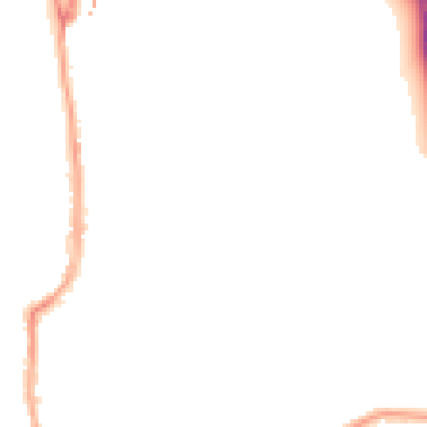 Night-time road noise heatmap for W5 5PY