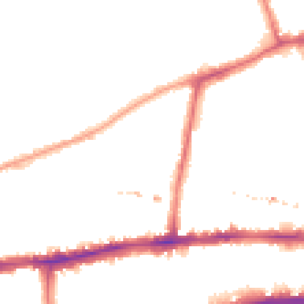 Night-time road noise heatmap for W6 0XX