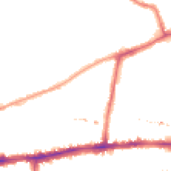 Night-time road noise heatmap for W6 0XY