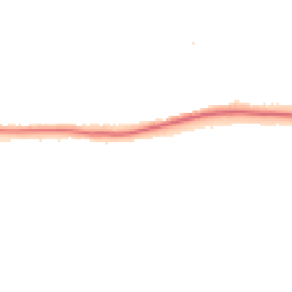 Night-time road noise heatmap for WA1 4HP