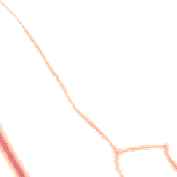 Night-time road noise heatmap for WA11 8FY