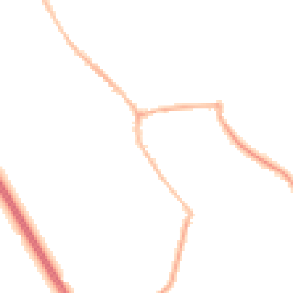 Night-time road noise heatmap for WA11 8HE