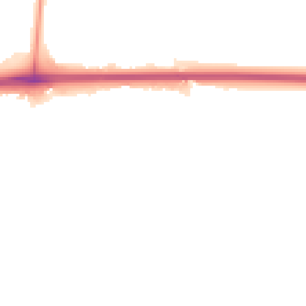 Night-time road noise heatmap for WA11 9ER
