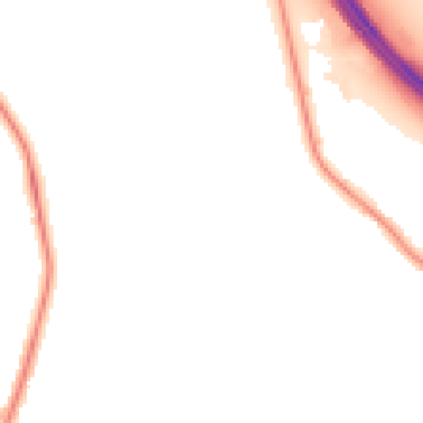 Night-time road noise heatmap for WA12 0AX