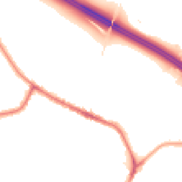 Night-time road noise heatmap for WA12 0DR
