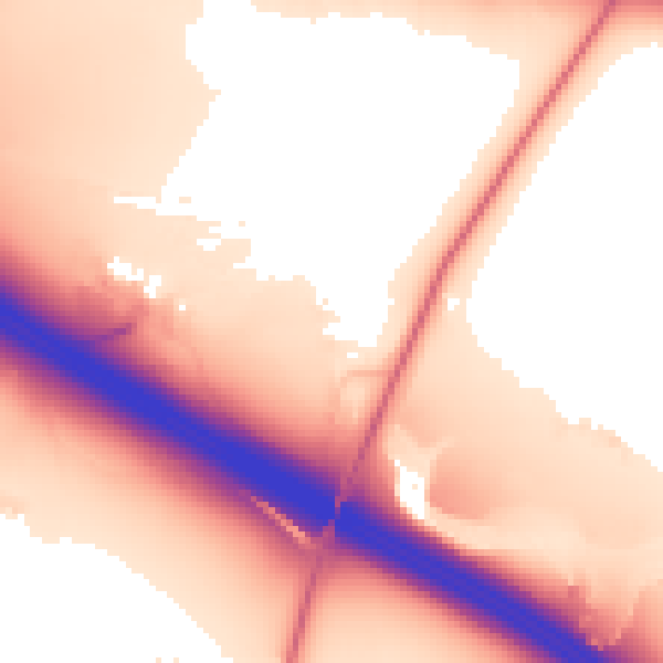 Daytime road noise heatmap for WA12 0DS