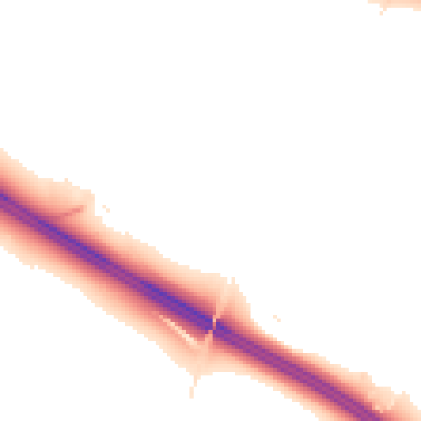 Night-time road noise heatmap for WA12 0DS