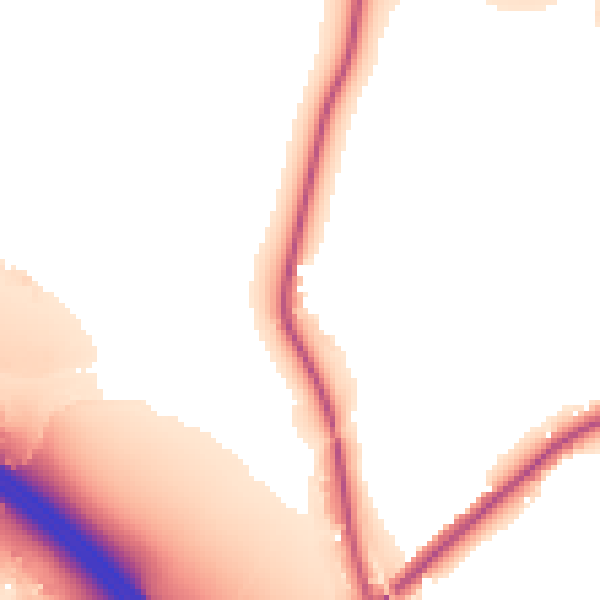 Daytime road noise heatmap for WA12 0HZ
