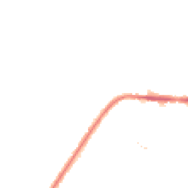 Night-time road noise heatmap for WA12 9HG