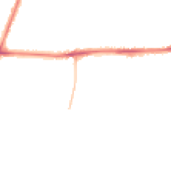 Night-time road noise heatmap for WA12 9QQ
