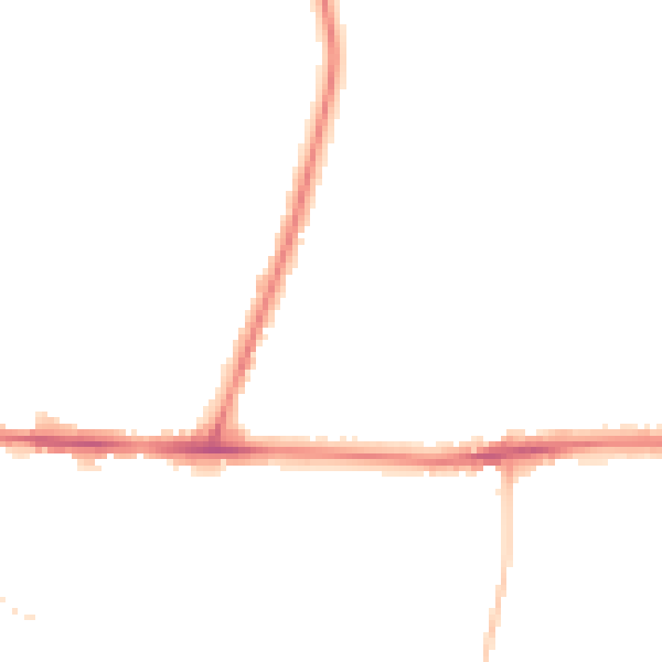 Night-time road noise heatmap for WA12 9WL
