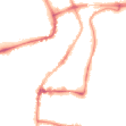 Night-time road noise heatmap for WA14 1BN