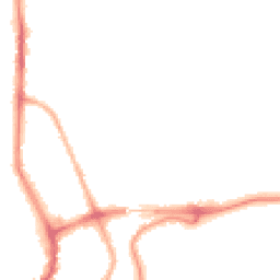 Night-time road noise heatmap for WA14 1GZ