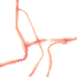 Night-time road noise heatmap for WA14 1HJ