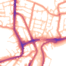 Daytime road noise heatmap for WA14 1HL