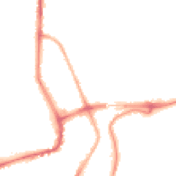 Night-time road noise heatmap for WA14 1HL