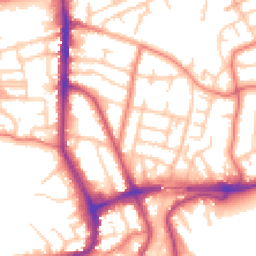 Daytime road noise heatmap for WA14 1HW