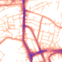 Daytime road noise heatmap for WA14 1HZ
