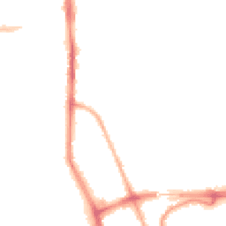 Night-time road noise heatmap for WA14 1JD