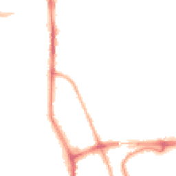 Night-time road noise heatmap for WA14 1JE