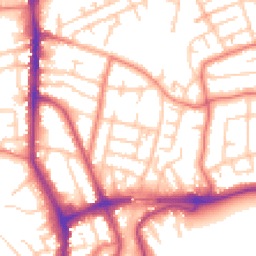 Daytime road noise heatmap for WA14 1JG