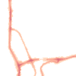 Night-time road noise heatmap for WA14 1JG