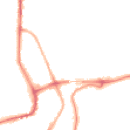 Night-time road noise heatmap for WA14 1JN