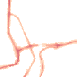 Night-time road noise heatmap for WA14 1JU