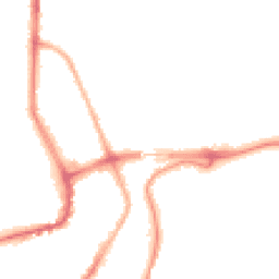 Night-time road noise heatmap for WA14 1JX