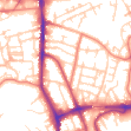Daytime road noise heatmap for WA14 1QF