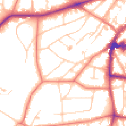 Daytime road noise heatmap for WA14 2AH